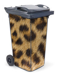 Leopard Bin, Sticker Cover Set